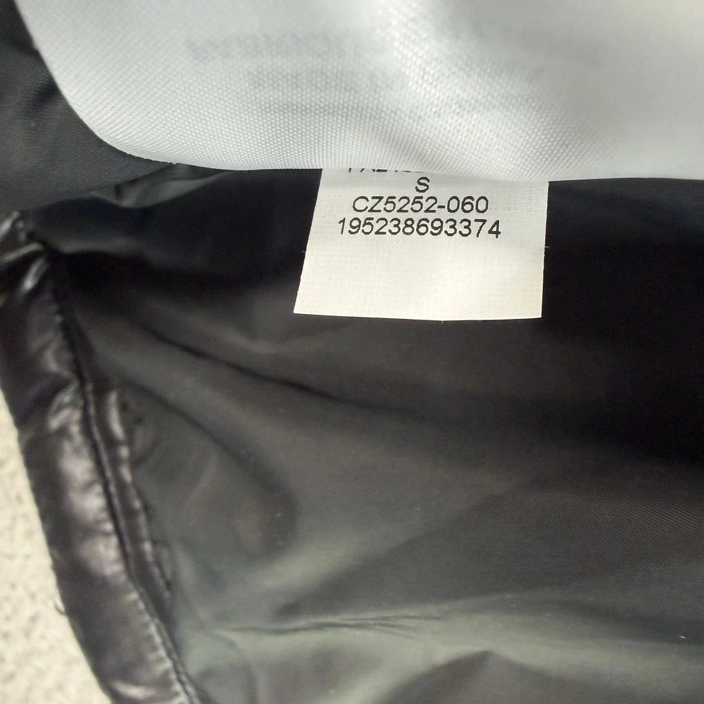 Oklahoma Sooners Puffer Jacket Men Small Black Jordan Hooded Full Zip CZ5252-060